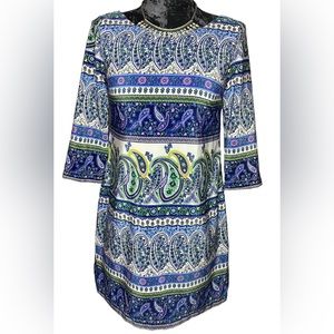 Old Navy Women’s Dress, Paisley print, shift dress Size SMALL